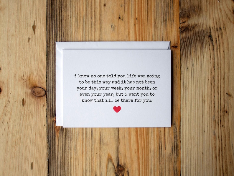 Tarjeta pensando en ti, tarjeta de ánimo, tarjeta simplemente porque sí, tarjeta de cumpleaños para mejor amigo, tarjeta de cumpleaños para un amigo, tarjeta de cumpleaños para un amigo, tarjeta de condolencias imagen 1
