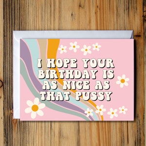 Birthday Card for Wife, Funny Birthday card, Birthday card Girlfriend, Funny card for wife, Lesbian birthday card, Dirty birthday card