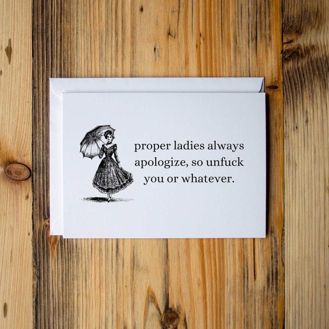 Apology Card, I'm Sorry Card, Sorry Card, Apology Card Funny, Funny ...