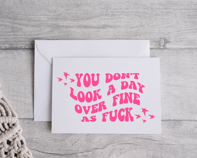 Funny Birthday Card, Birthday card for wife, Birthday card for husband, 30th birthday card, Birthday card for friend, Sarcastic b-day card image 1