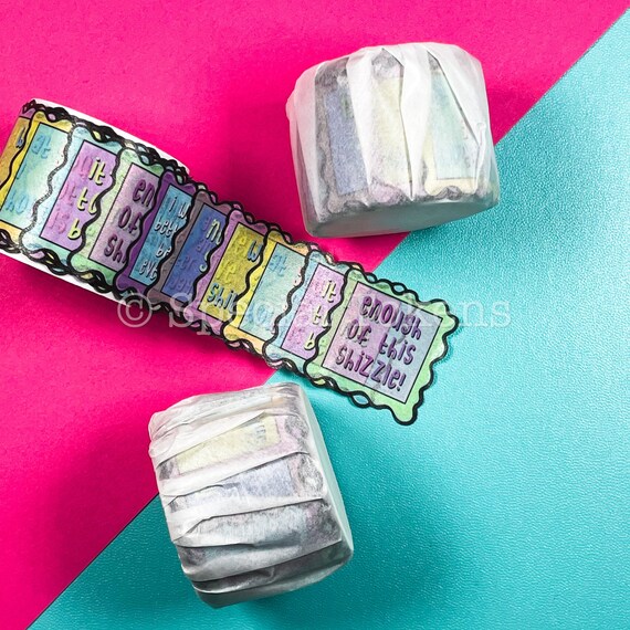 Phrases Overlap Stamp Washi Tape Etsy