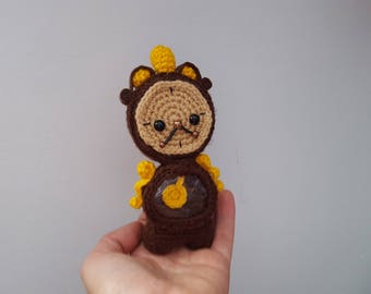 Cogsworth amigurumi pattern