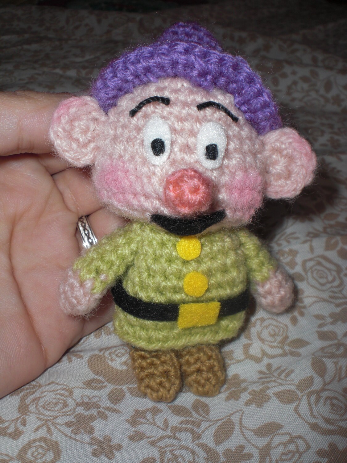 Dopey Amigurumi PDF Pattern From Seven Dwarfs | Etsy