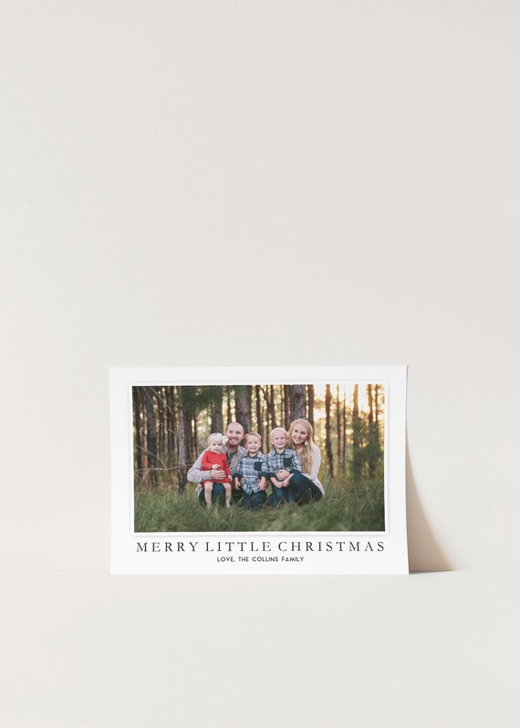 Holiday Photo Cards Digital Christmas Card Classic Photo | Etsy
