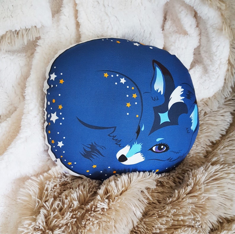 Blue Fox Finegan Starlight decorative pillow image 4