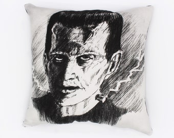 Frankenstein Throw Pillow