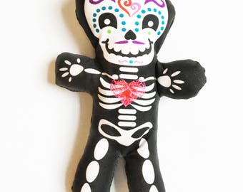 14 inch Day of the Dead decor - Halloween 14" skeleton Doll