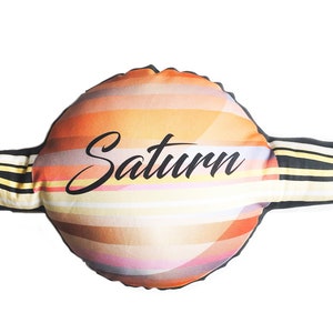 Planet pillow- Space theme kids decor- Saturn