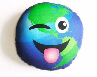 Planet pillow- Space theme kids decor- Earth