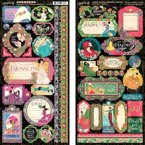 GRAPHIC 45 Fashion Forward Collection Stickers