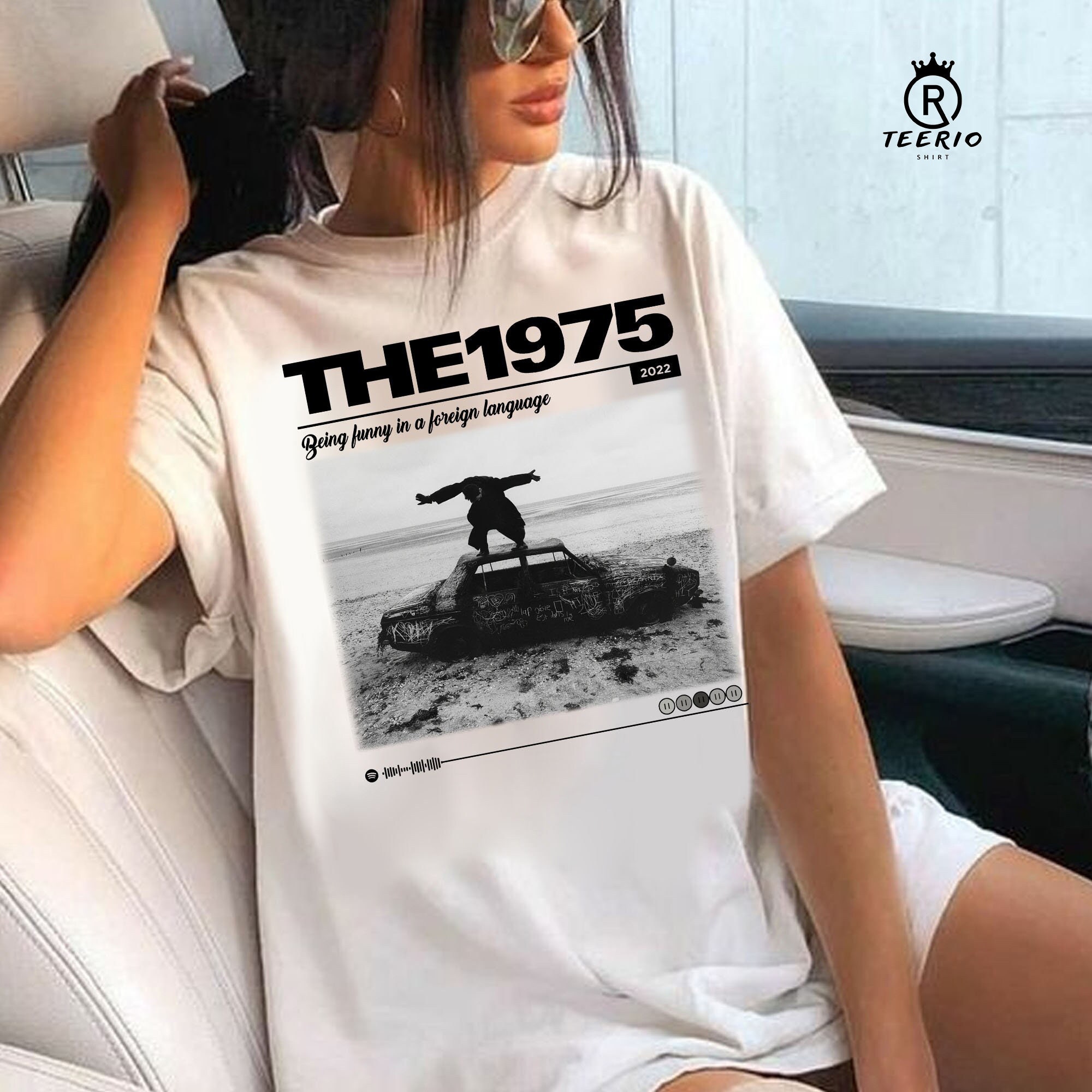Discover Being Funny in A Foreign Language The 1975 T shirt, The 1975 Band shirt