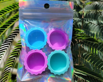 Colorful Reusable Silicone Feeding Dish for Gecko Diet and Calcium Powder
