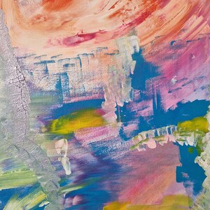 Abstract acrylkunstwerk