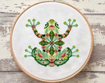 Free Frog Cross Stitch Charts