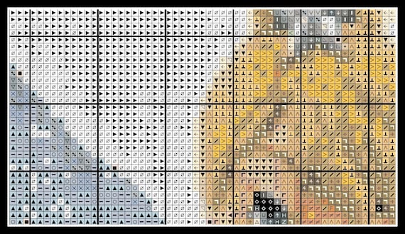 Woman With Pearl Necklace~counted cross stitch pattern #1045~Fine Art Chart