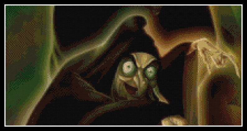 disney pattern instant download! PDF pattern Transformation Evil Queen cross stitch pattern Evil Queen pattern disney cross stitch