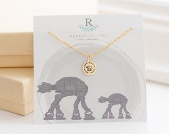 1 Nerdy Jewelry for Mom Necklace Necklace For Mom, Mothers Necklace, Gift Ideas For Nerdy women, Nerdy Necklace, ATAT Walker pop culture art