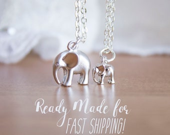 elephant mom necklace