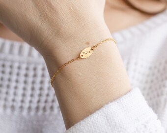 Gold Seal Bracelet for Christmas gift for animal lover bracelet gift, zoo animal seal jewelry for girls Simple bracelet, stacking jewelry