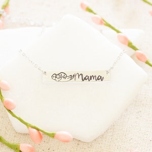 1 Mama und Baby Otter Halskette für Mama Schmuck Personalisiertes Geschenk für Mama Halskette Otter Geschenk zum Muttertag Geschenk Otter Schmuck Bild 4