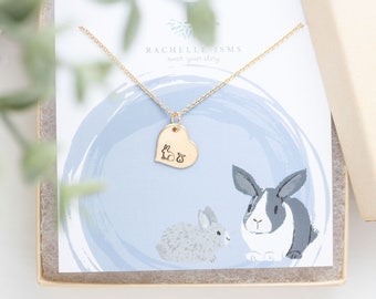 Gold Bunny Necklace for Bunny Lover Jewelry for Mom Jewelry - Gift for Mothers Necklace Mom Gift for Mother's Day Gift ideas  Pet jewelry