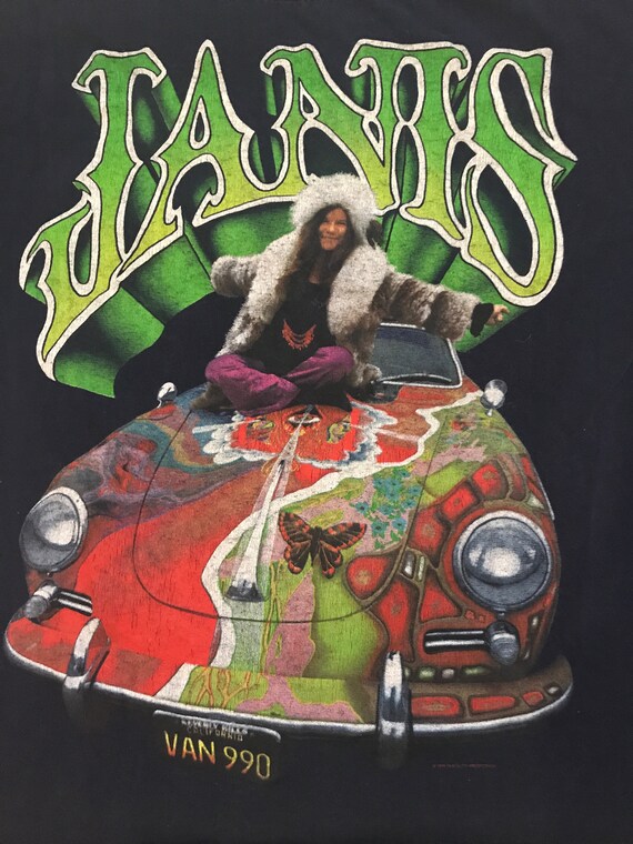 Janis Joplin Vintage Band Shirt Large - image 2