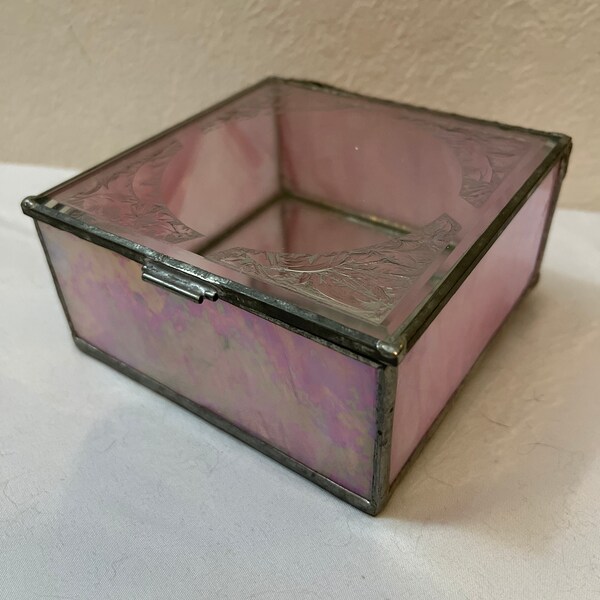Stained Glass Box Etsy