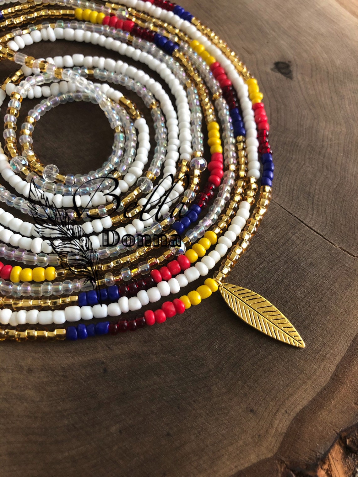 Set of 3 Waist Beads Waist Beads with Clasp and charm Etsy