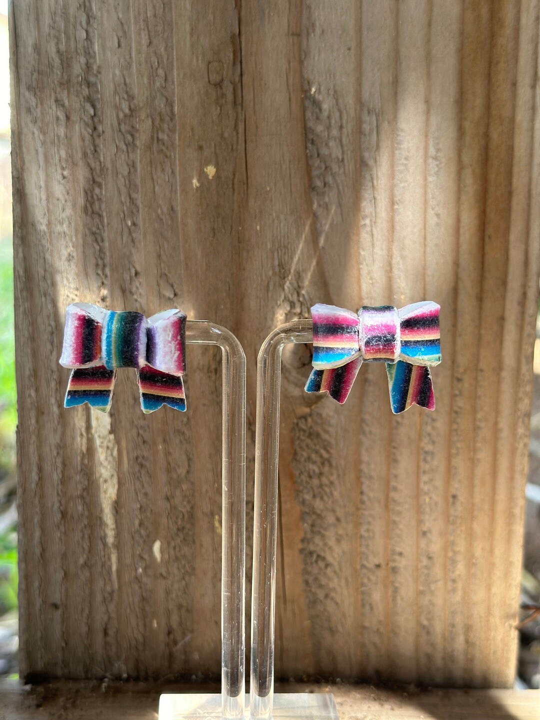 Bow. Coquette Bows. Coquette Earrings. Statement Earrings. Artisan ...
