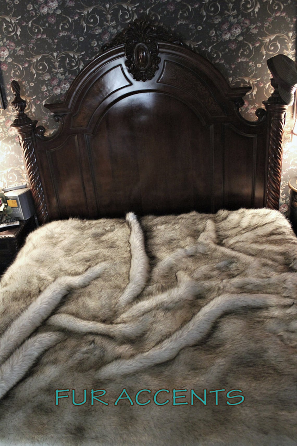 Faux Fur Bedspread Comforter Duvet Throw Blanket Etsy
