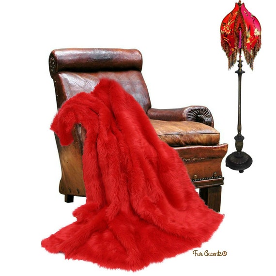 Plush Faux Fur Throw Blanket Bedspread Comforter Or Duvet Etsy