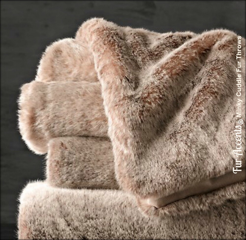Worlds Softest Minky Cuddle Fur Throw Blanket Reversible Etsy