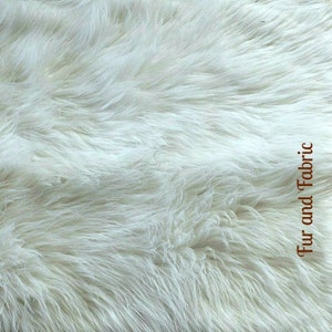 Plush Faux Fur Bedspread Comforter Throw Blanket White - Etsy