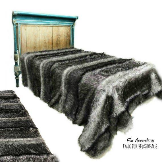 Comforter or Duvet Shag Luxury Fur Fur Accents Bedspread Plush Faux Fur Throw Blanket USA Minky Cuddle Lining 30 New Colors