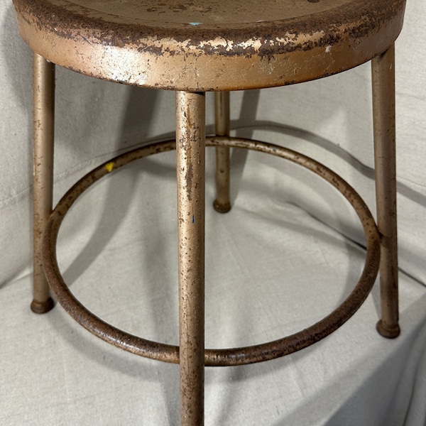 Vintage Krueger Metal Stool - MCM - Industrial - Upcycle - Machine Age