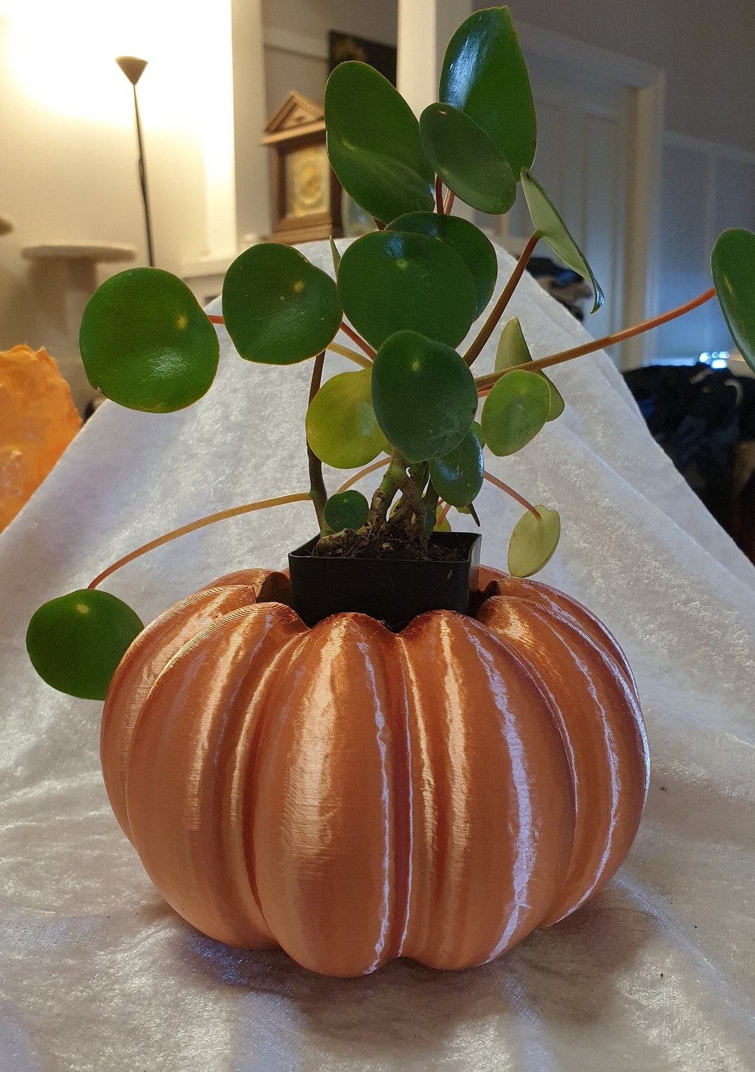 3D Printed Pumpkin Tealight Burner Planter Pot Etsy