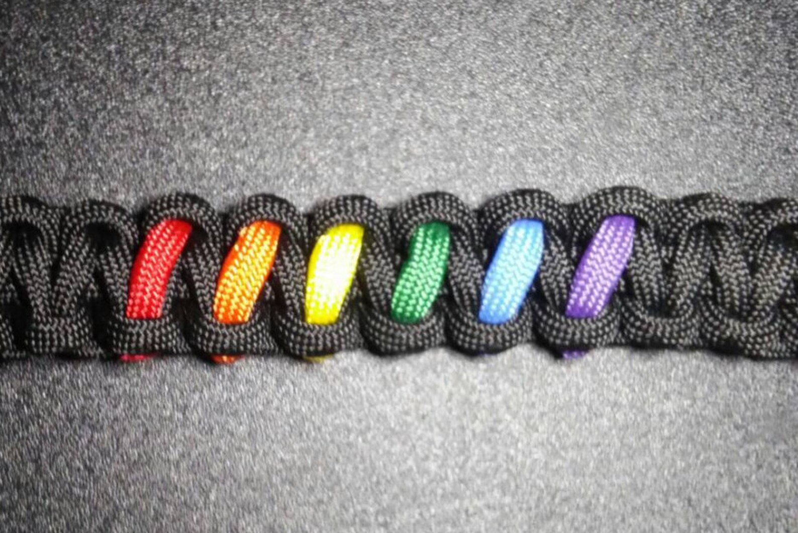 Gay Pride Paracord Bracelet Etsy