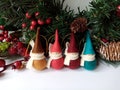 Scandinavian Christmas Gnome Ornament, Tomte Ornament, Felt Gnome, Tonttu, Felted Gnome product logo