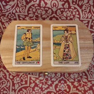 Lenormand Wedding Box Romantic gift box Lady Gentleman and Ring