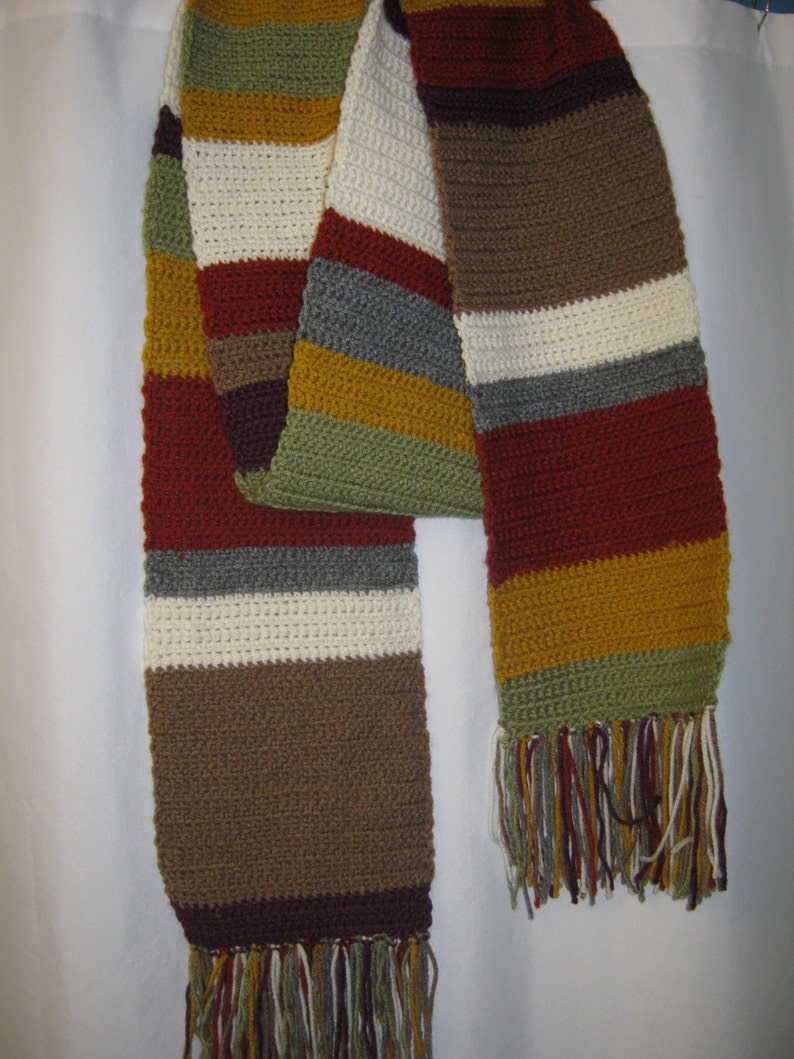 4th doctor scarf knitting pattern