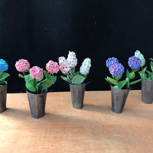 Hydrangea Stems - 1:12 scale
