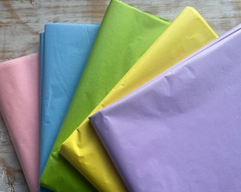 Colección Primavera Papel de Seda, Papel de Regalo 50 cm x 76 cm Cesta de Pascua, Envoltorio de cesta.