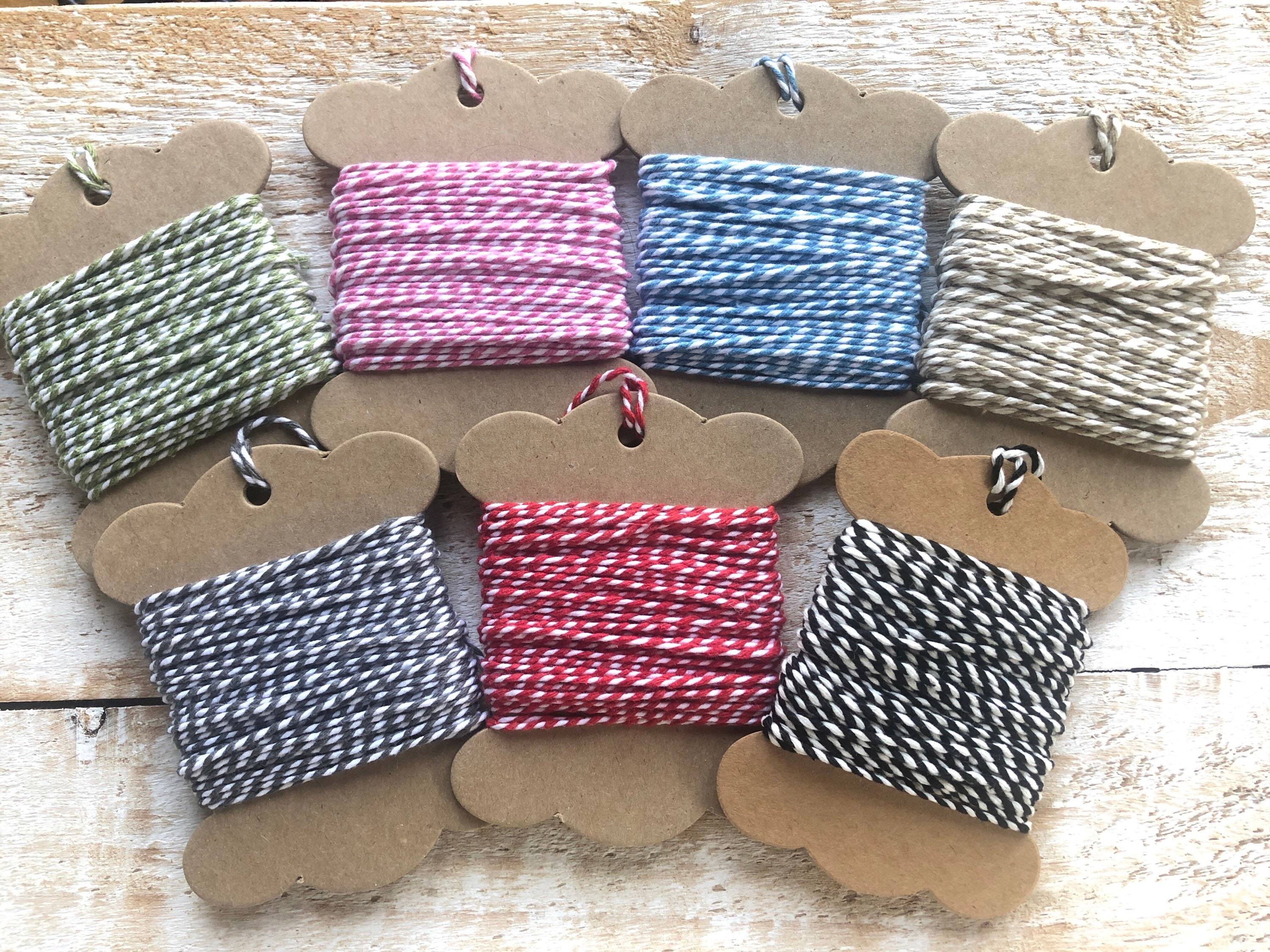 10m Bakers Twine Gift Wrapping Crafts Divine Twine Pink Etsy UK