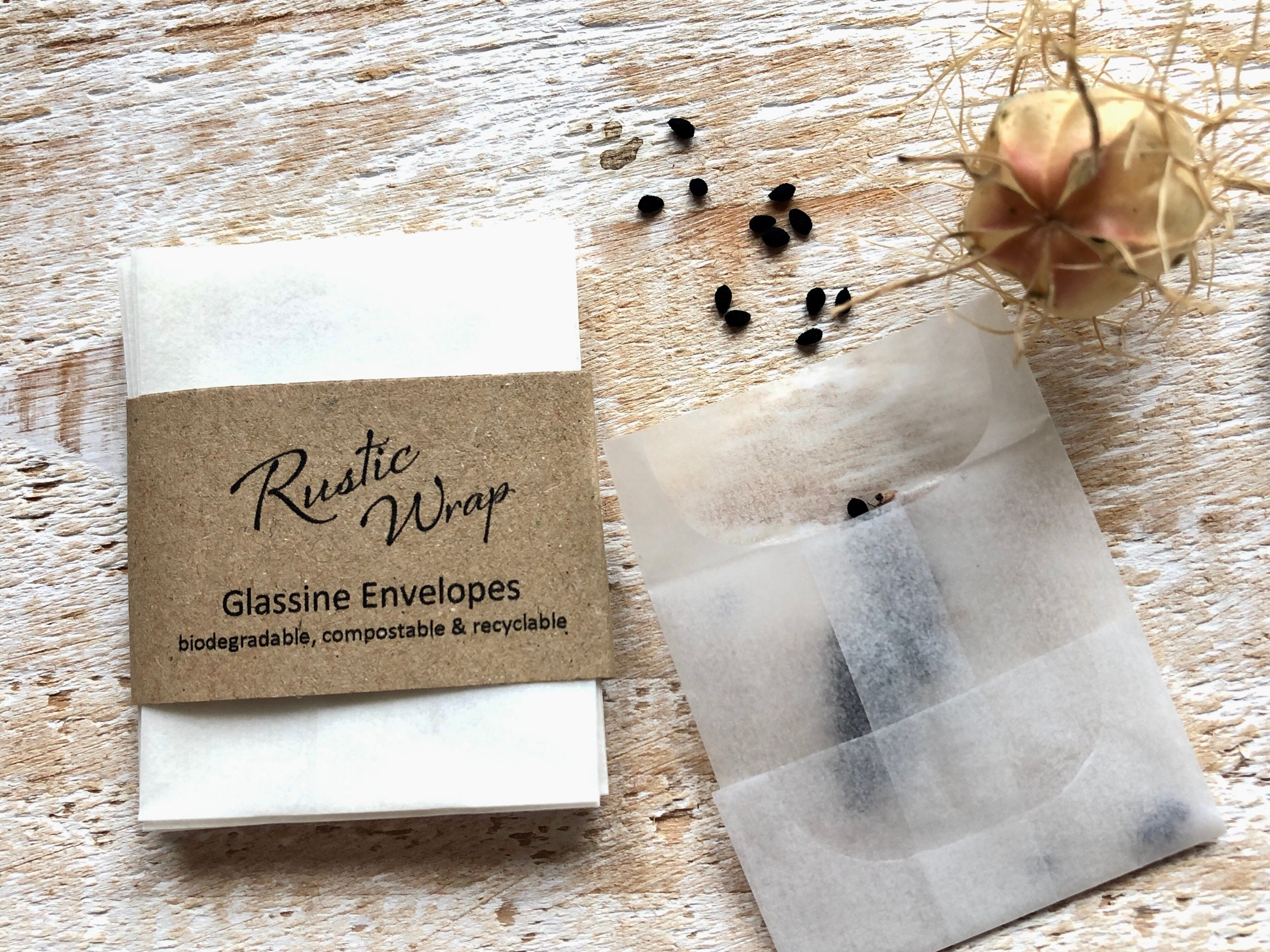 40mm X 40mm Mini Glassine Envelopes Seeds Beads Food Grade Etsy UK