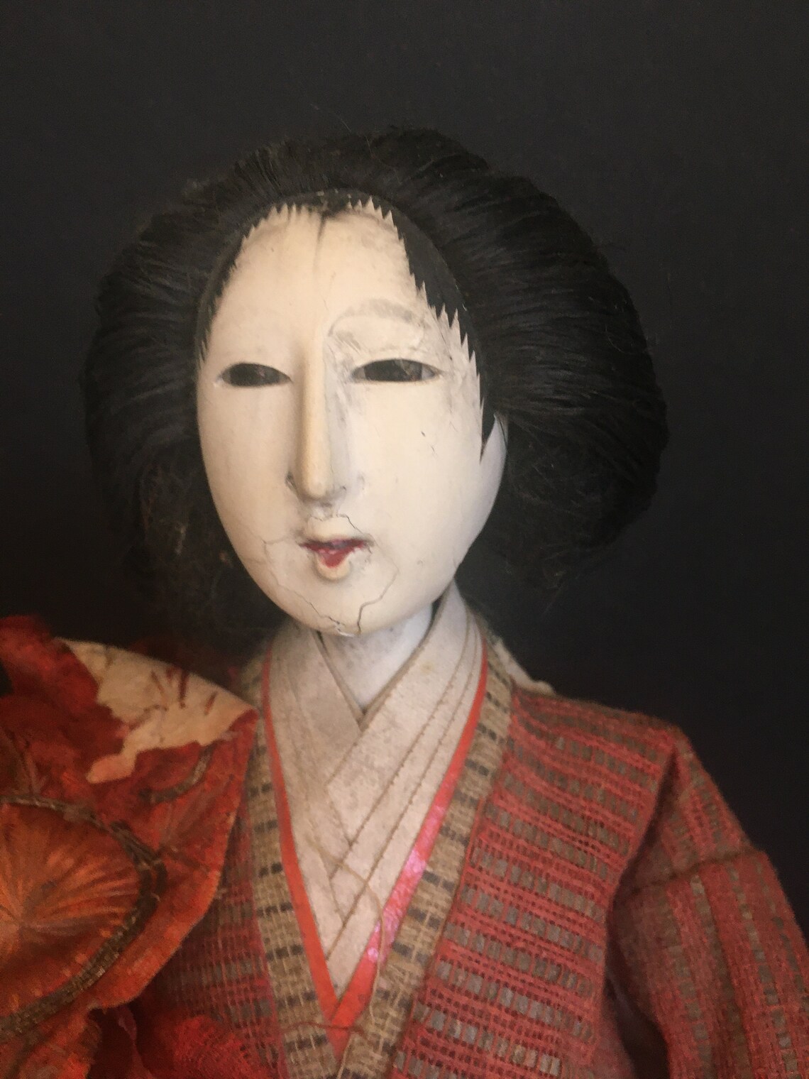 Antique Japanese Paper Mache Figurine/Doll Etsy