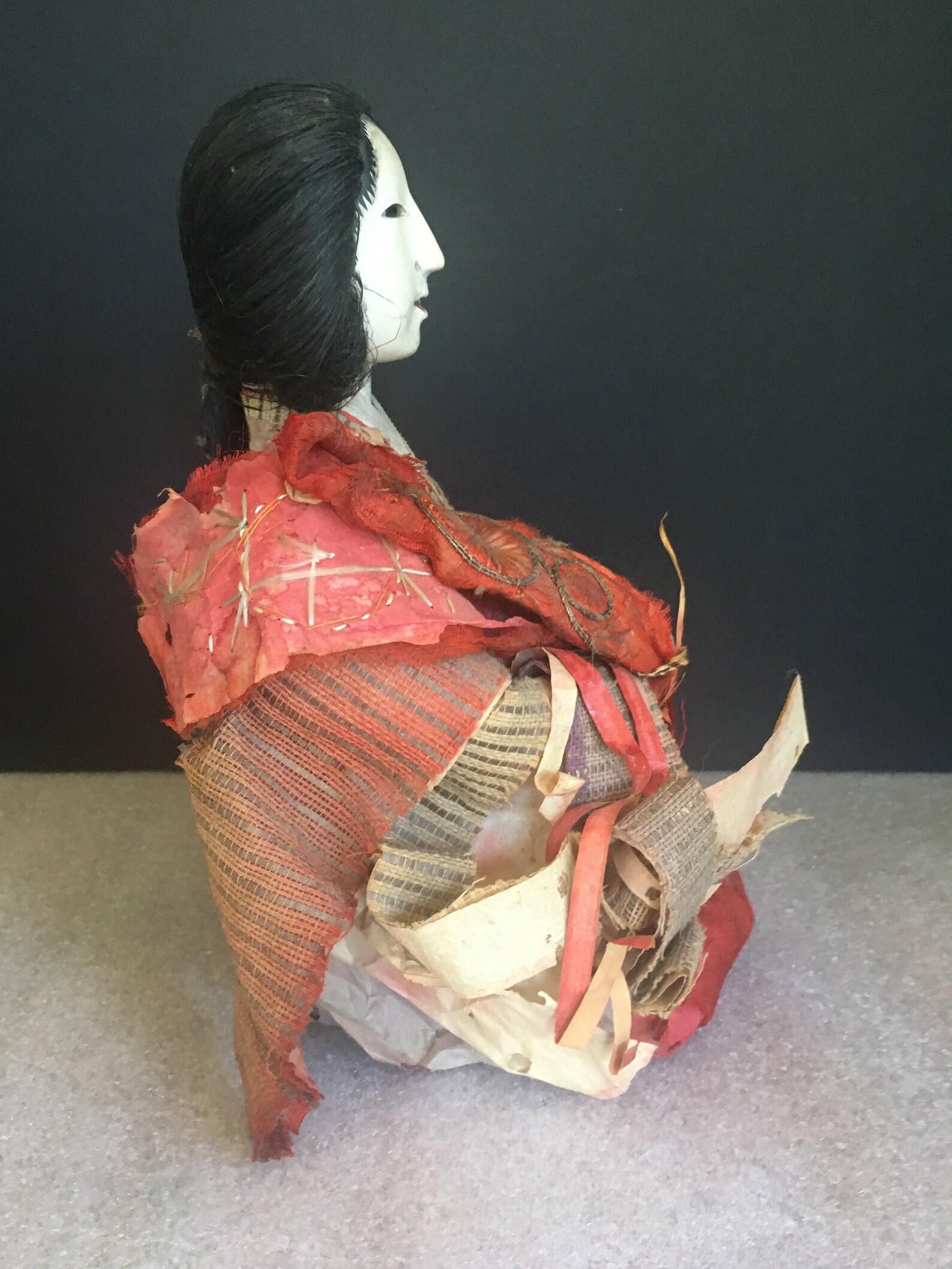Antique Japanese Paper Mache Figurine/Doll Etsy