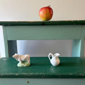 Vintage Wood Painted Handmade Two Step Display Riser/Dealer Display Stand
