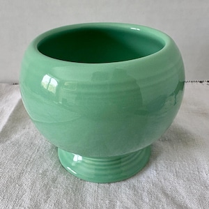 Vintage Fiesta Ware Grünes Marmeladenglas ohne Deckel
