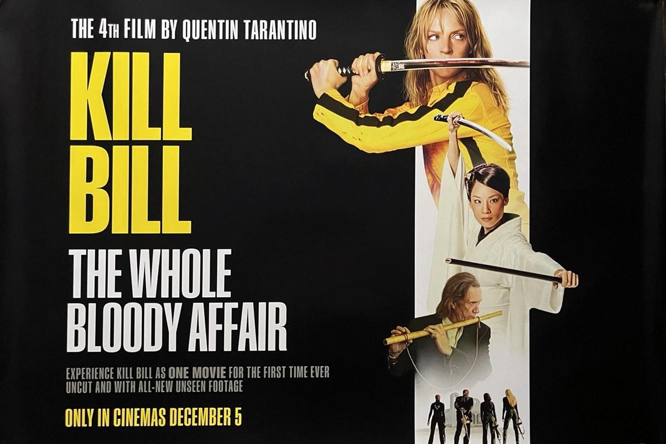 Kill Bill: the Whole Bloody Affair (2006/2025) Quad Film Poster - Etsy