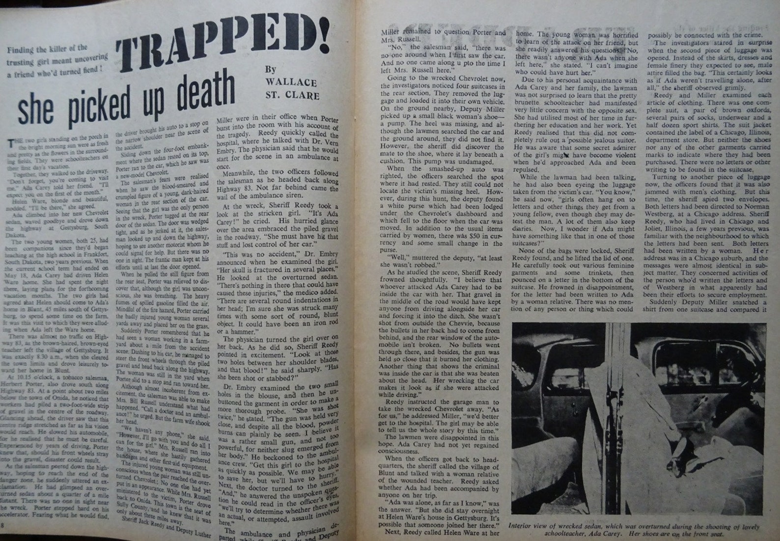 True Police Cases No 80 British Edition 1950s crime magazine Etsy